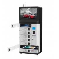 Brand Advertising machine UV sterilizer laptop mobile locker charging station