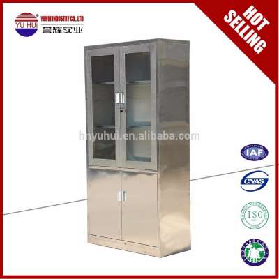 Durable stainless steel filing cabinet / file storaging cupboard for offce use