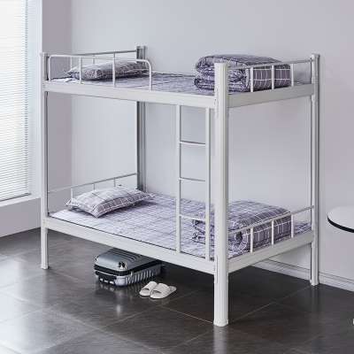 Boltless Knock Down Metal Double Bunk Beds With Stairs