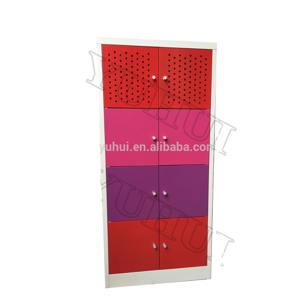 2015 new arrival 8 doors steel shoes locker / shoe cabinet / metal bookcase